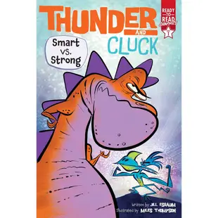 Thunder and Cluck: Smart vs. Strong: Ready-To-Read Graphics Level 1/Jill Esbaum【禮筑外文書店】