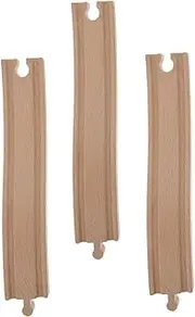 3Pcs Wooden Train Track Accessories for Expandable Railway Props for Creative Play Compatible with Train for Imaginative Learning and Fun