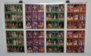 Tuff Stuff Jr Insert Uncut Set MICHAEL JORDAN PIPPEN Bulls Lakers MAGIC 72 Cards