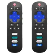 【2 Pack 】 Replacement Remote Control for Roku TV, Compatible for TCL/Hisense ...