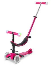 [Micro] Mini2Grow Deluxe Magic LED Scooter in Pink