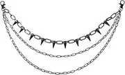 [NICENEEDED] Pants Chain For Men Women Punk Wallet Chain Rivets Chain Keychain For Men Adults Hip Hop Pocket Chains