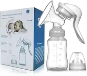 QISLOA Manual Breast Pump for Breastfeeding, Small Portable Manual Breast Milk Catcher Baby Feeding Pumps & Accessories