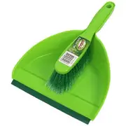 Sabco Dustpan and Brush Set Green