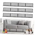 Under Couch Blocker 12 Pack, Under Bed Blocker Prevents Toys & Pets Black