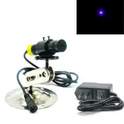 Focusable 405nm 200mw 5V Laser Dot Module with Adapter & holder 16x68mm