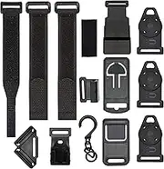 Universal Multimeter Magnet, Hook, and Clip Hanging Strap Kit with Extra Dual Magnets for Heavy Fluke Meters | Works With Most Multitesters Including Fluke and Klein Tool Meters