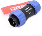 DRRI Weipu SP2110/P2 2-Pin Waterproof Aviation Circular Connector 12V DC 30A Plug for BLUETTI AC200MAX AC300 Portable Power Station