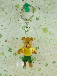 在飛比找Yahoo奇摩購物中心優惠-【震撼精品百貨】泰迪熊_Teddy Bear~鑰匙圈-足球