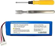 CAESEA 6000mAh Replacement Battery for JBL Charge 2, Charge 3 2015 and Charge 3 2015 Versions, Part no. P763098, fits GSP1029102R, with Installation Screwdriver