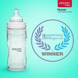 【美國Playtex】防脹氣拋棄式奶瓶 237ML-296ML/8oz-10oz(拋棄式奶瓶*1+替換袋5入)