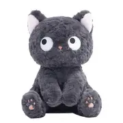43cm Big Black Cat Cute Cat Plush Toys for Game Fan Collectors Kids and Adu
