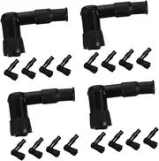 Mobestech 4sets High Voltage Spark Plug Cap Boot Waterproof for Scooter Underbone Motorcycles 5pcs*4