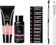 Crystal Nail Extension Gel Kits Nail Tips Crystal Poly Gel Manicure 5pcs Set Pgp007, Extension Kits, Tips, Manicure Set