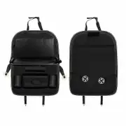 Foldable Car Back Seat Organiser Leather Storage Bag Table Tray Cup Holder