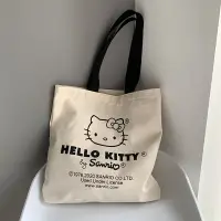在飛比找蝦皮購物優惠-【開森喜包包 速發】 可愛卡通hello kitty帆布托特