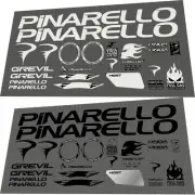 PINARELLO GREVIL F 2023 Cool gray 1C_black combo DECAL SET