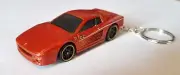Hotwheels ferrari f512m keyring diecast car