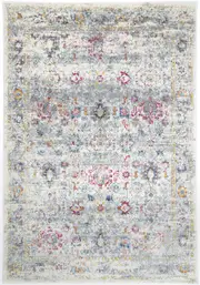 Delicate Flowers Multi-Coloured Rug