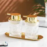 300ml/400ml Bathroom Glass Soap Dispenser Mousse Foam Empty Refill Sub-bottling