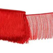 Fringe Trim Tassel Sewing Trim 6Inch Width 10 Yards Long for Clothes Red