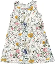 [Caihoyu] Toddler Girls Dresses Soft Short Sleeve Dress