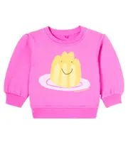 [Stella McCartney Kids] Stella McCartney Kids Baby printed cotton jersey sweatshirt M 24 pink