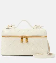 [Bottega Veneta] Bottega Veneta Bang Bang Intrecciato leather vanity bag One Size beige
