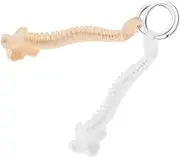 [Yardenfun] Mini Skeleton Spine Keyring Anatomy Teaching Tool Biology Study for Classroom