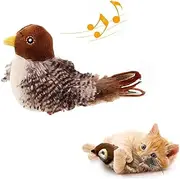 Celery Pets Cat Toy, Celery Pets Cat Bird Toy, Celery Pets Chirping Bird, Simulated Chirping Bird Toy, Bird Toy for Cats, Cat Toy Flapping Bird, Interactive Flapping Chirping Bird Cat Toy (1pcs)