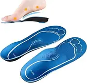 [Generic] Arch Support Inserts For Men | Breathable Shock-Absorbing Shoe Insoles - Arch Support For Running Work Boots Hiking Footwear Standing All Day Sports