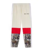 colour-block logo-print track pants 12,12 White