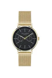 Ted Baker Phylipa Gents Timeless Black Dial 41mm Watch BKPPGS404