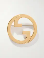 [Gucci] Gucci - Blondie Gold-tone Brooch - One size One size Gold