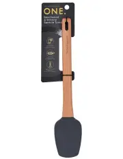 [The Cooks Collective] Beechwood,Silicone Spatula Turner in Natural