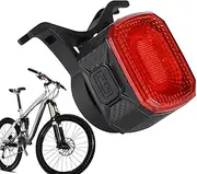 Rear Bike Light | Back Taillight,6 Modes Lamp with Sensor Cycling Accessories for Commuting Night Riding Long-Distance Trips Early Morning Adults Kids