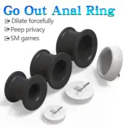 Silicone Hollow Plug Spreader Dilator Enemas Tunnel Speculum Expander BDSM NEW