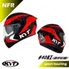 KYT NF-R NFR (40) 紅 選手彩繪 全罩式安全帽【梅代安全帽】