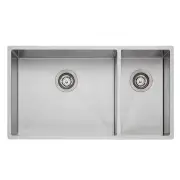 OLIVERI Spectra 1 & 1/2 Bowl Sink - Natural Steel SB35SS