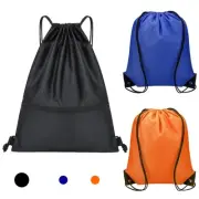 Drawstring Backpack 3 Pack 2 Styles,Large Capacity Water Resistant Gym Sack w...