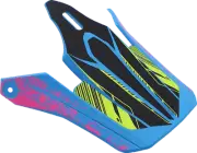 Z1R Youth F.I. Visor Kit - Fractal - Matte Blue/Hi-Viz