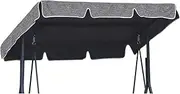 Universal Sun Canopy for Hollywood Swing Roof Tarpaulin Approx. 115 x 188 cm for Garden Swing Roof Tarpaulin Replacement Roof Flax [101]
