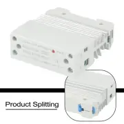 Solid State Relay Module 10A Integrated Rail SSR DC Controls AC Single Phase