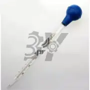 2x 5mL Rubber Head Glass Dropper Glass Pipettes Dropper scale line