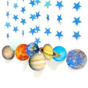 Solar System Party Hanging Decorations 8pk