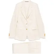 [Tagliatore] Tagliatore Linen Suit 44 IT NEUTRALS