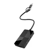 8-IN-1 USB Type-C USB Memory Card Reader Adapter for SD TF MS CF XD Memory Card