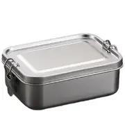 Bento Lunch Box, Stainless Steel Lunch Containers Leakproof with Removable Divider, Metal Lunch Containers