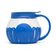Patented Micro-Pop Microwave Popcorn Popper with Temperature Safe Glass, 3-in...