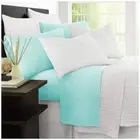 Ramesses 2000 Thread Count Bamboo Single Sheet Set Aqua